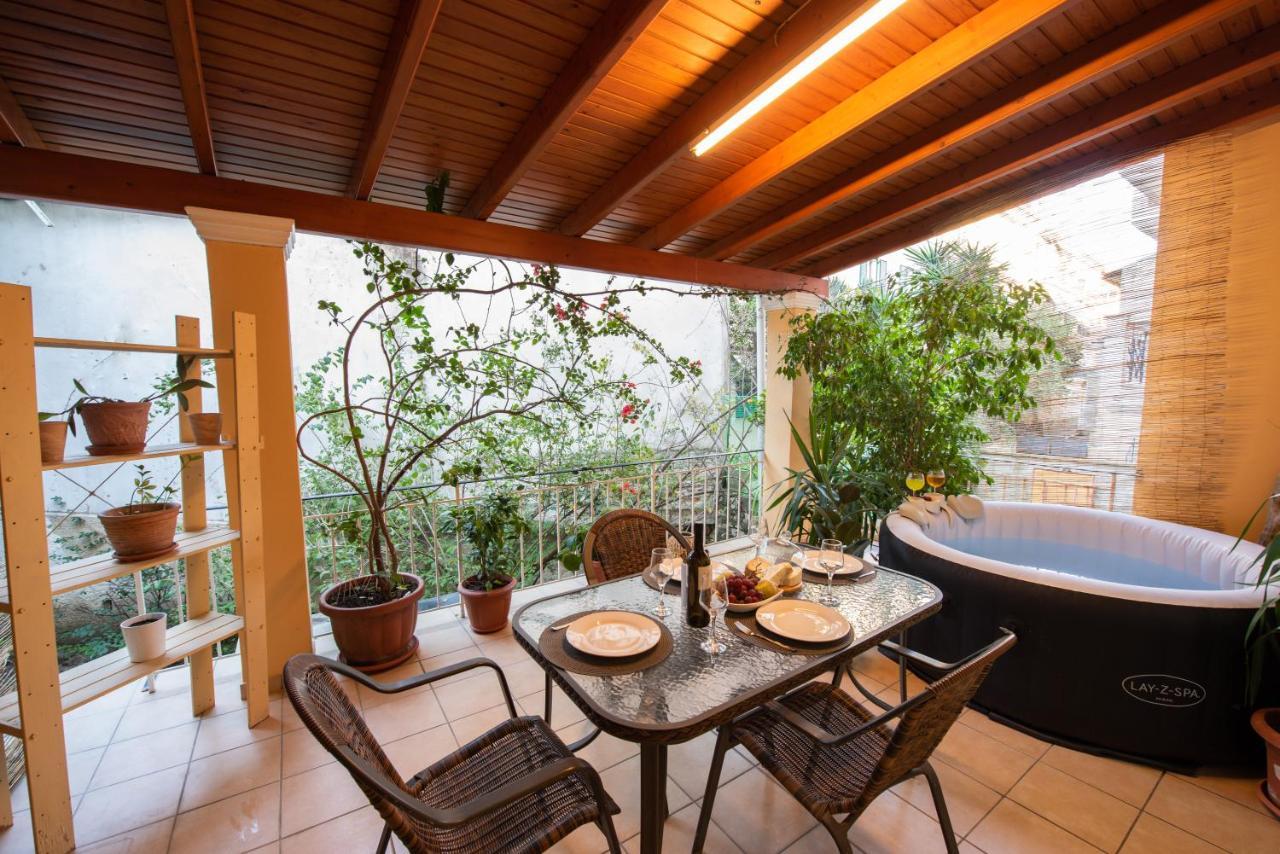 Luxury katrinas apartment with outdoor jacuzzi Corfu  Buitenkant foto